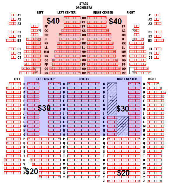 Orpheum Theater Boston Seating Chart View