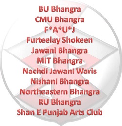 Boston Bhangra Competition 2012 Teams!